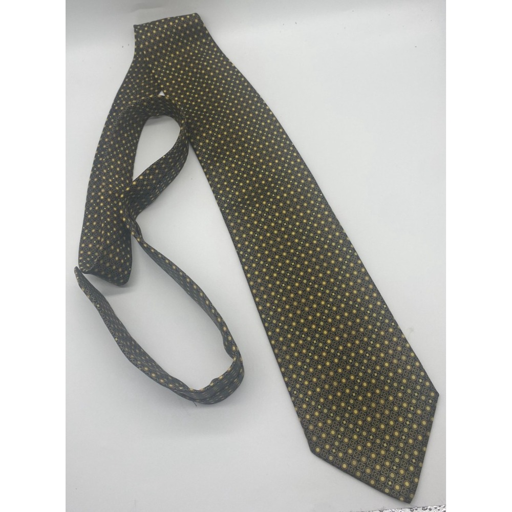 Brioni Roma Men's Geometric Printed‎ Adjustable Formal Open Reel Neck Tie